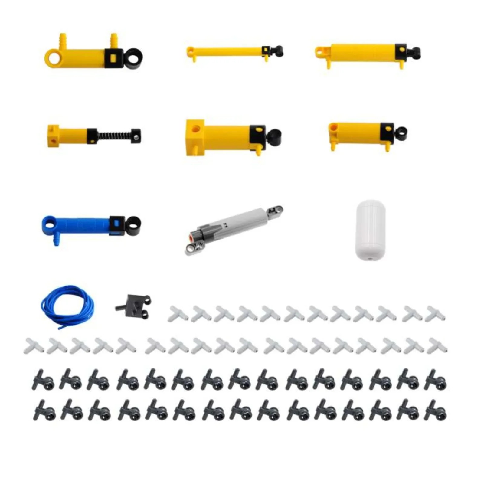 

Комплект пневматических деталей MOC для строительных блоков с цилиндром воздушного насоса, толкатель, механический строительный набор