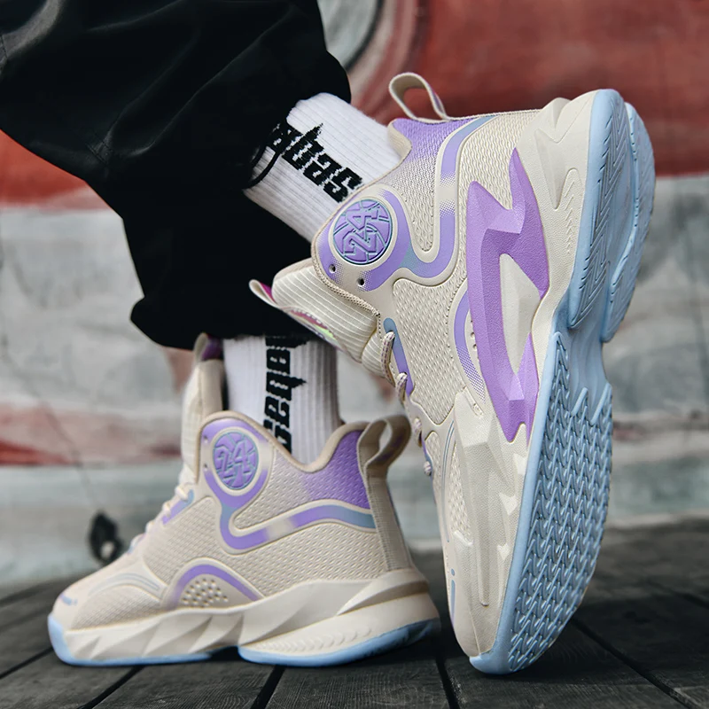 

Basketball Shoes Athletic Professional Men Cushioned Sports Shoes High-Quality Sneaker Training Unisex Street Basketball Boots