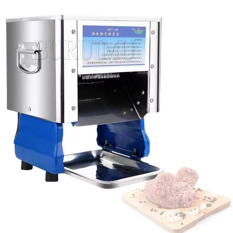 

220V Electric Slicer Meat Cutter Machine Commercial Stainless Steel Meat Slicer Vegetable Cutting Machine Shredded Diced