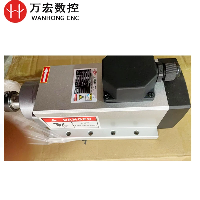 Chang sheng Square 1.5KW2.2KW3.5KW4.5KW4.5KW5.5KW Air-cooled electric spindle motor for woodworking carving machine