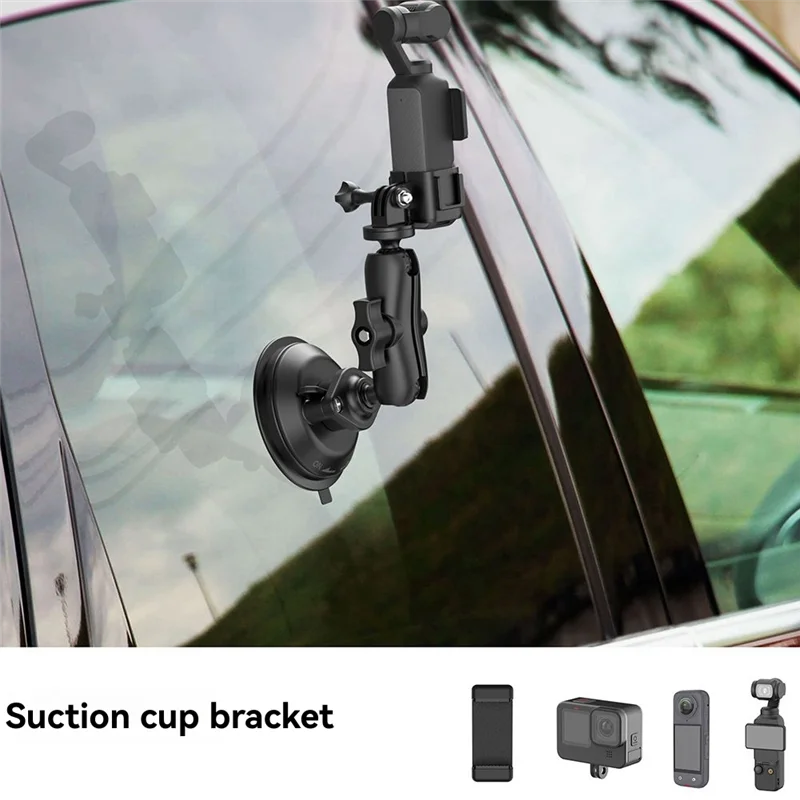 Полный противоударный автомобильный штатив с присоской для DJI Pocket 3 Gopro Insta360 S, аксессуары для крепления телефона для экшн-камеры