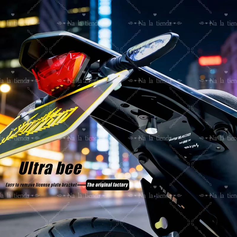 

Улучшенный кронштейн номерного знака для Surron Light Ultra bee, модифицированный держатель заднего фонаря, быстросъемный, кронштейн номерного знака UB 5