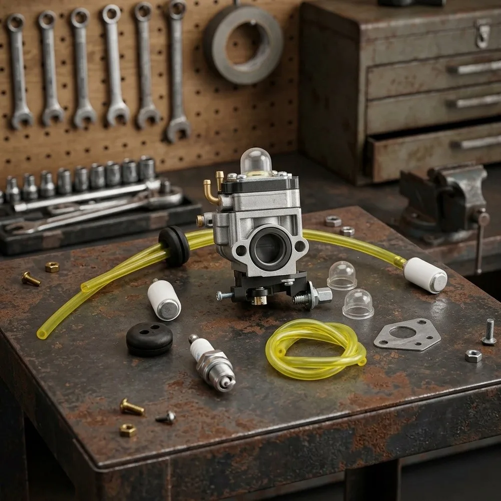 Carburetors Kit For Brand E43 Auger Carburetor Kit For 43CC & 51.7CC 2-Cycle Engines Lawn Mower Accessories