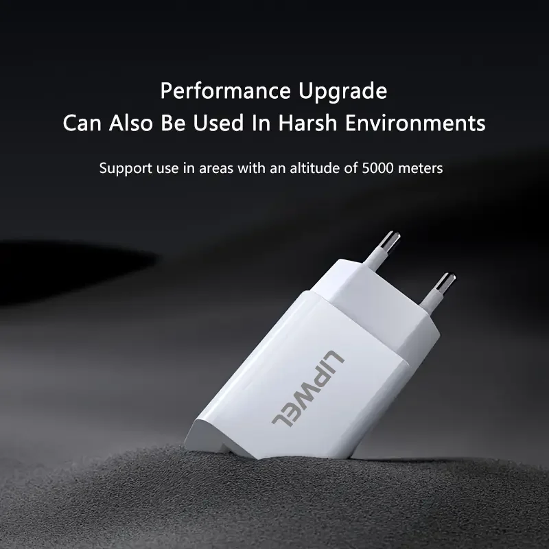 5W High-Temperature Resistant Charger, Compact EU Plug, Portable Design, Ideal for Most European Countries – Durable PC Material