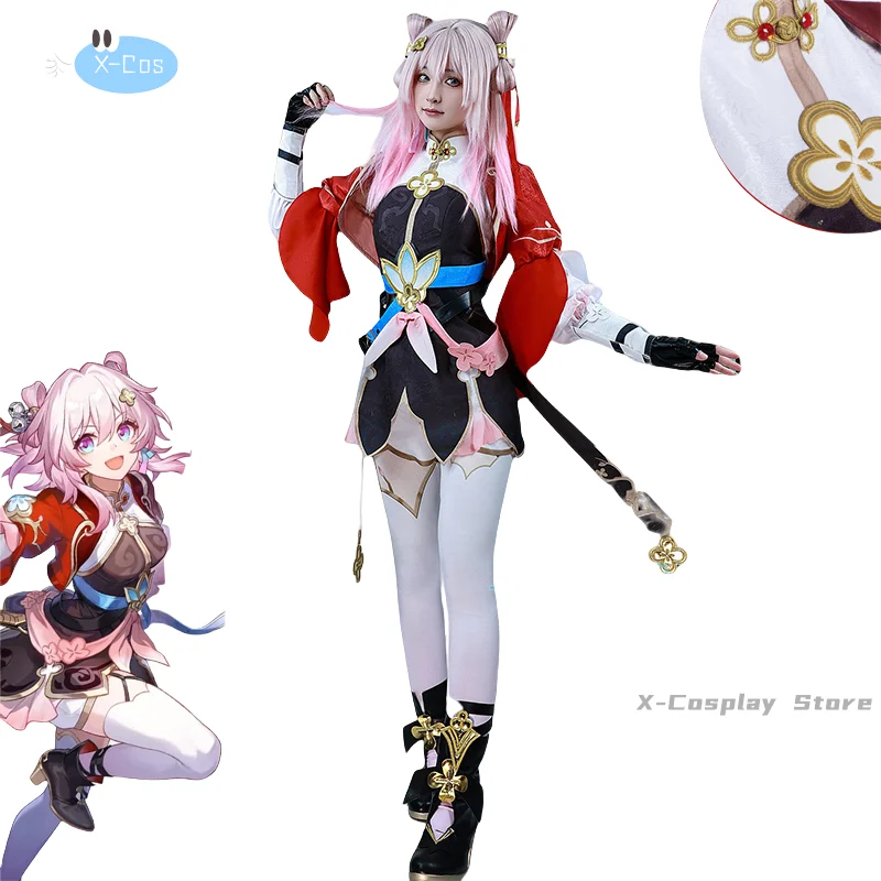 

March 7th Cosplay Game Honkai Star Rail March 7th swordman Cosplay Dress Anime Role Play Carnival Party Comic Con Animation Prop