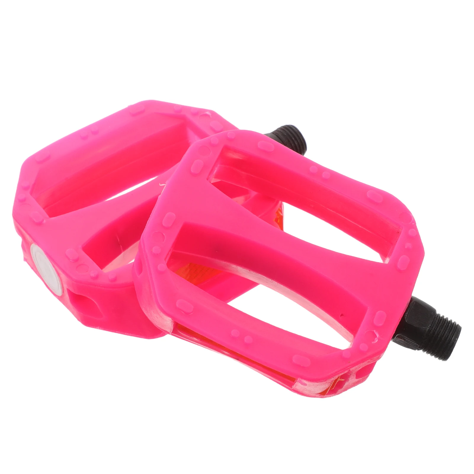 

1 Pair Kids Bicycle Pedals 1/2 Inch Thread Non Slip Replacement For Toddler Bike Flat Sturdy Plastic Tricycle Pedal Durable Easy