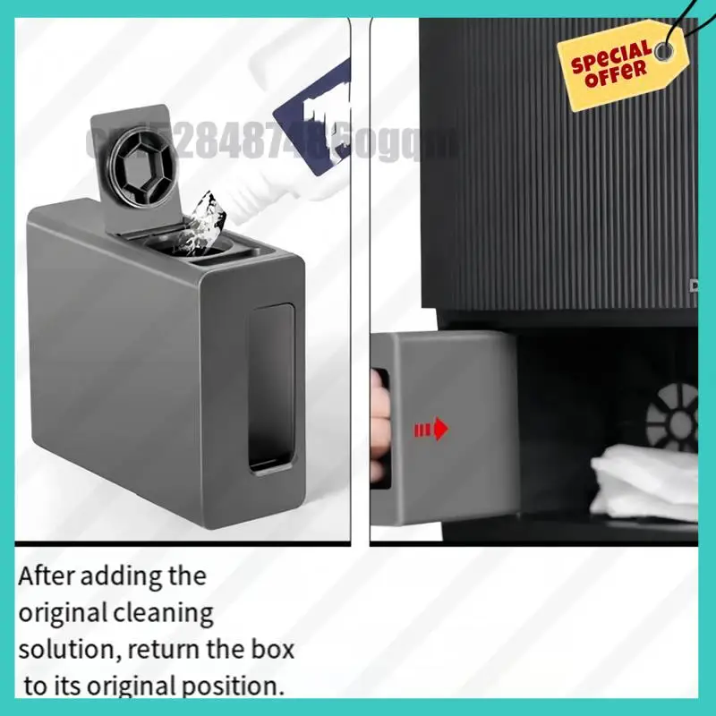 

-ABJZ для Dreame X40 Ultra / X30 Ultra / L10s Pro Ultra Запасные части, автоматически верхняя нижняя вода, добавляет чистящую жидкость Mo