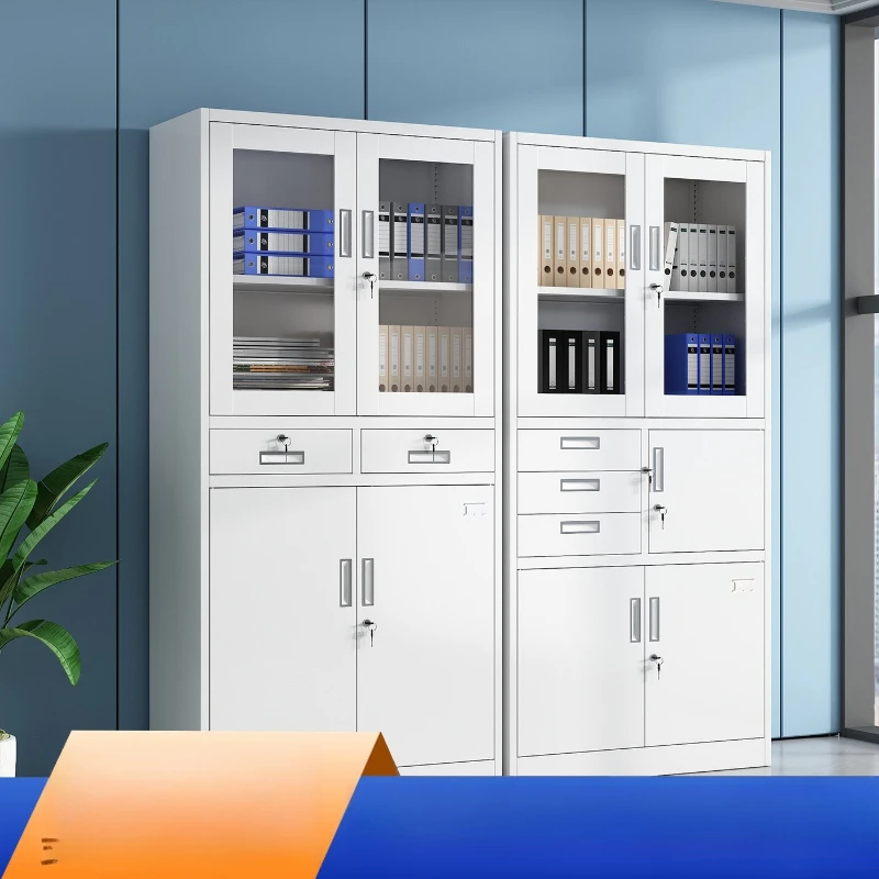 

Steel file cabinet, financial office data, file storage, office, iron sheet with lock floor storage