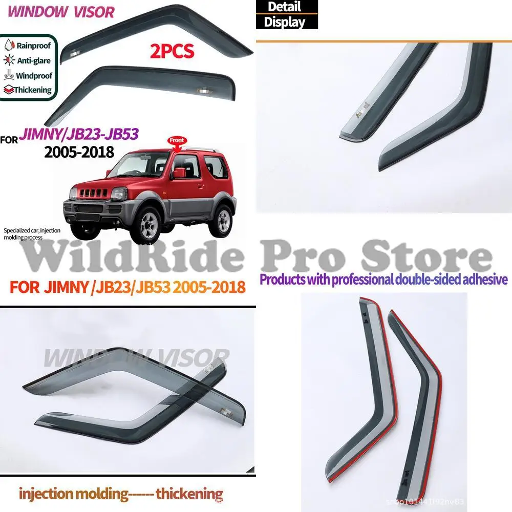 

1 set For Suzuki Jimny Window Visors for JIMMY JB23 JB53 2005 2018