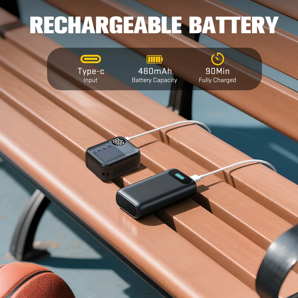 Carsun Car Exquisite Portable Mini Inflatable Treasure Suitable for Mountain Road Bicycle Motorcycle Car Inflator image 2