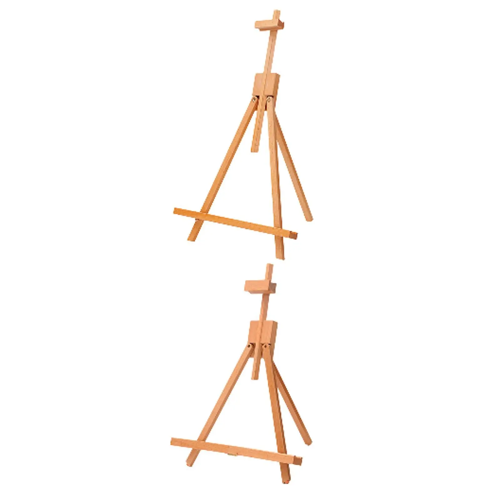 Wood Painting Easel Drawing Easel Non Slip Sturdy Frame Sketching Board Display Easel Stand Desktop Easel for Kids Classroom