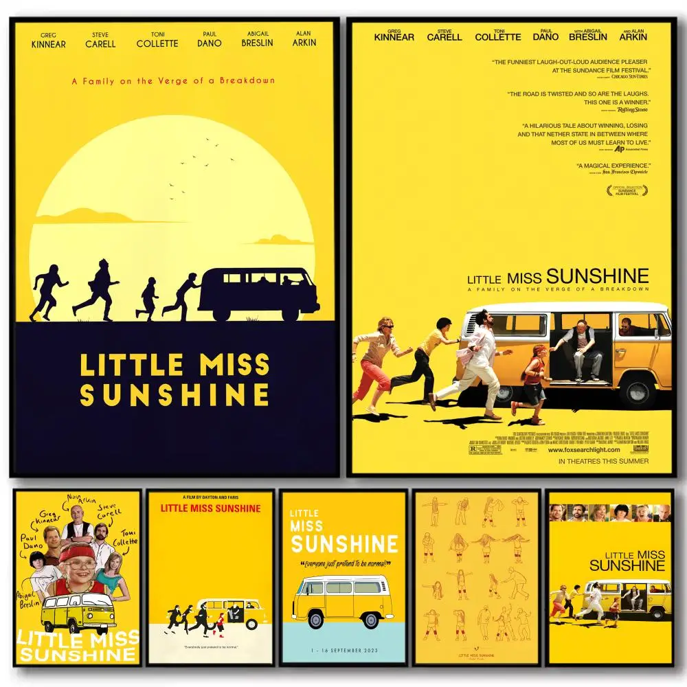 

Картина-постер Little Miss S-sunshine с каллиграфией на хлопковом холсте, качественный декор для гостиной и дома