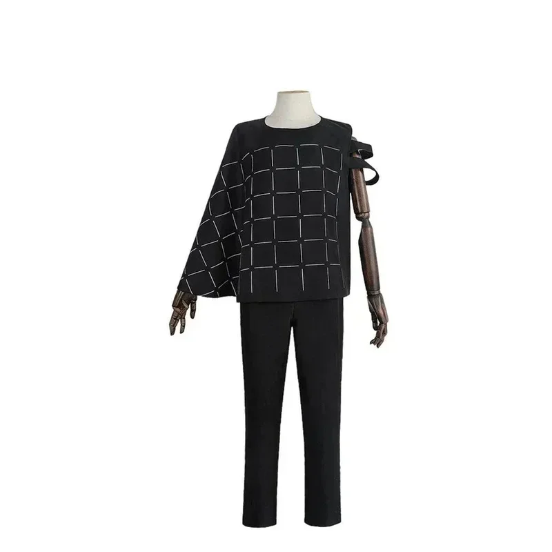 2025 Jujutsu Kaisen Mahito 코스프레 의상 애니메이션 가발 탑 바지 세트 남성용 할로윈 의상 카니발 파티 소품