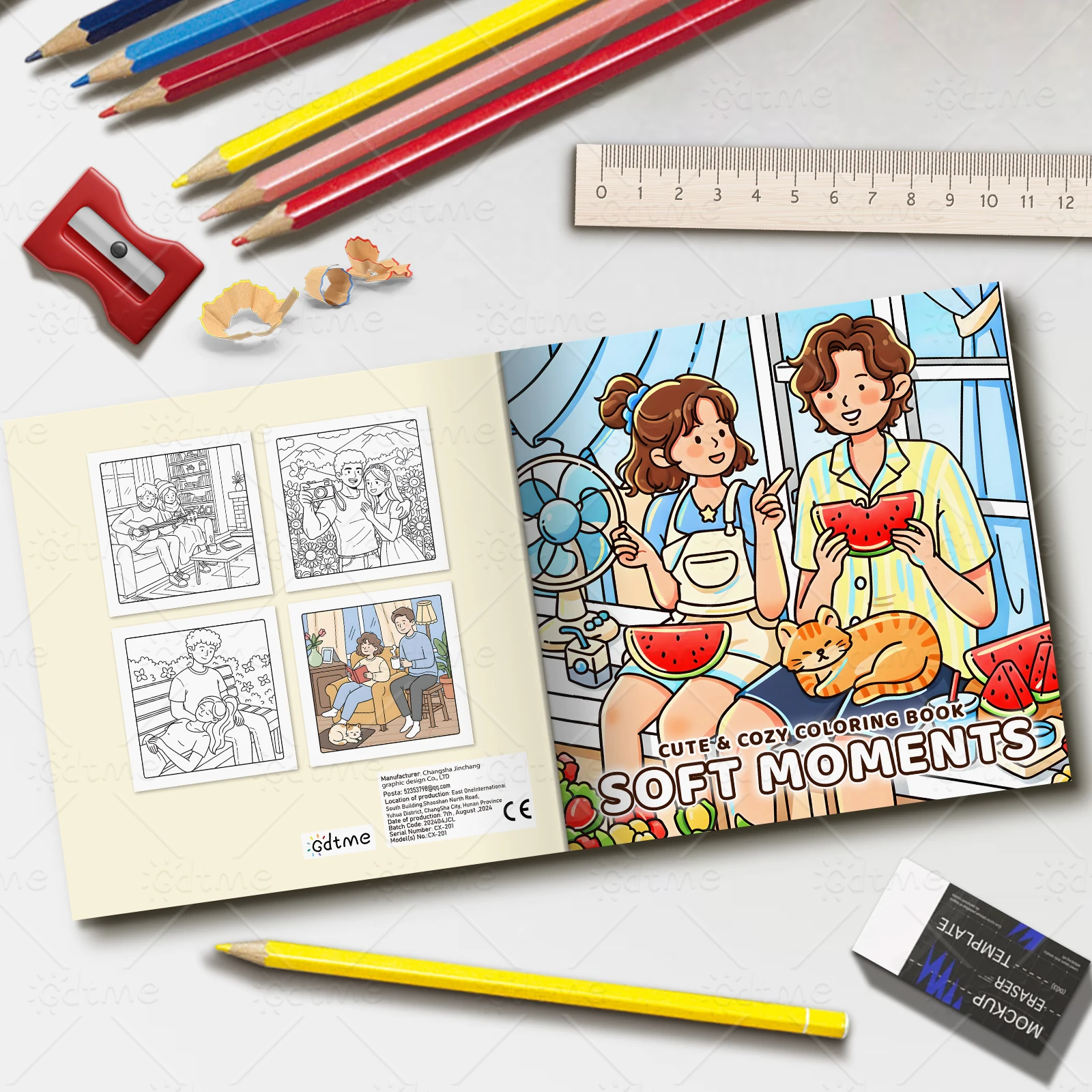 Soft Moments Coloring Book: Relaxing Cat Picture Book for Stress Relief, Emotional Release, and Anxiety Reduction - Perfect Gift