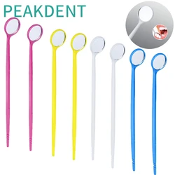 50Pcs Disposable Dental Mouth Mirror Multifunction Checking Inside Oral Cavity Tool Teeth Whitening Clean Exam Dental Equipment