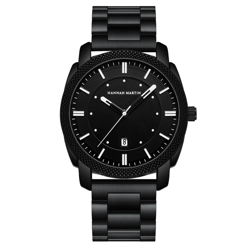 2024 New Men's Business Style Stainless Steel Strap Waterproof Watch Luxury Brand Quartz Watch Relogio Masculino Delivery Box