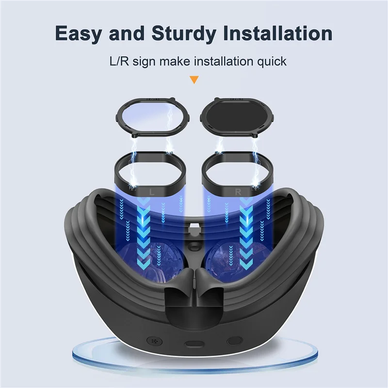A10Z-VR Prescription Lenses for PS VR2 Lens Myopia Anti Blue Glasses Quick Disassemble Protection Frame for PSVR2