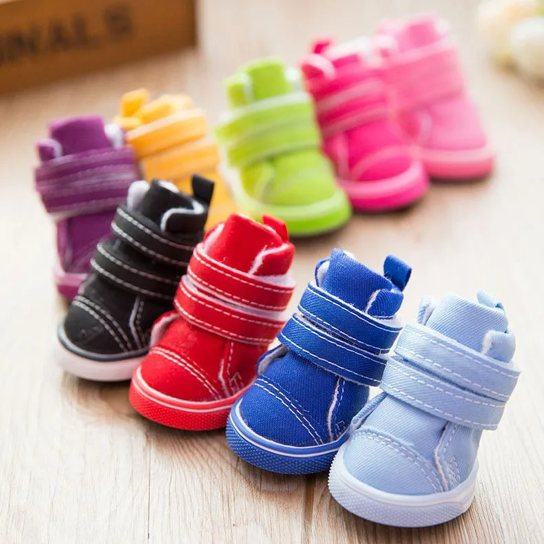 

Rubber Cotton Soft Anti-slip Breathable Pet Dog Shoes for Small Dogs