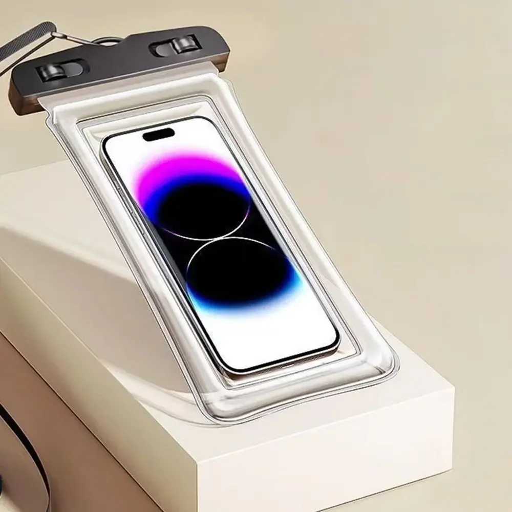 

Водонепроницаемый прозрачный чехол для телефона (до 7 дюймов) — чехол с сенсорным экраном и ремешком, погружная сумка IP68 для плавания и дайвинга