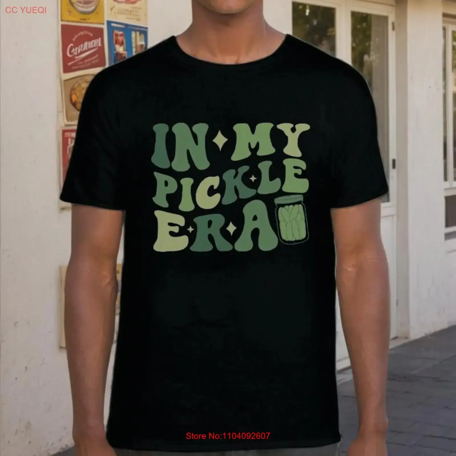 في عصر المخلل الصانع تي شيرت للحبيب المعلبة مضحك خمر غسلها أعلى للارتداء اليومي مصمم الملابس مريحة #1