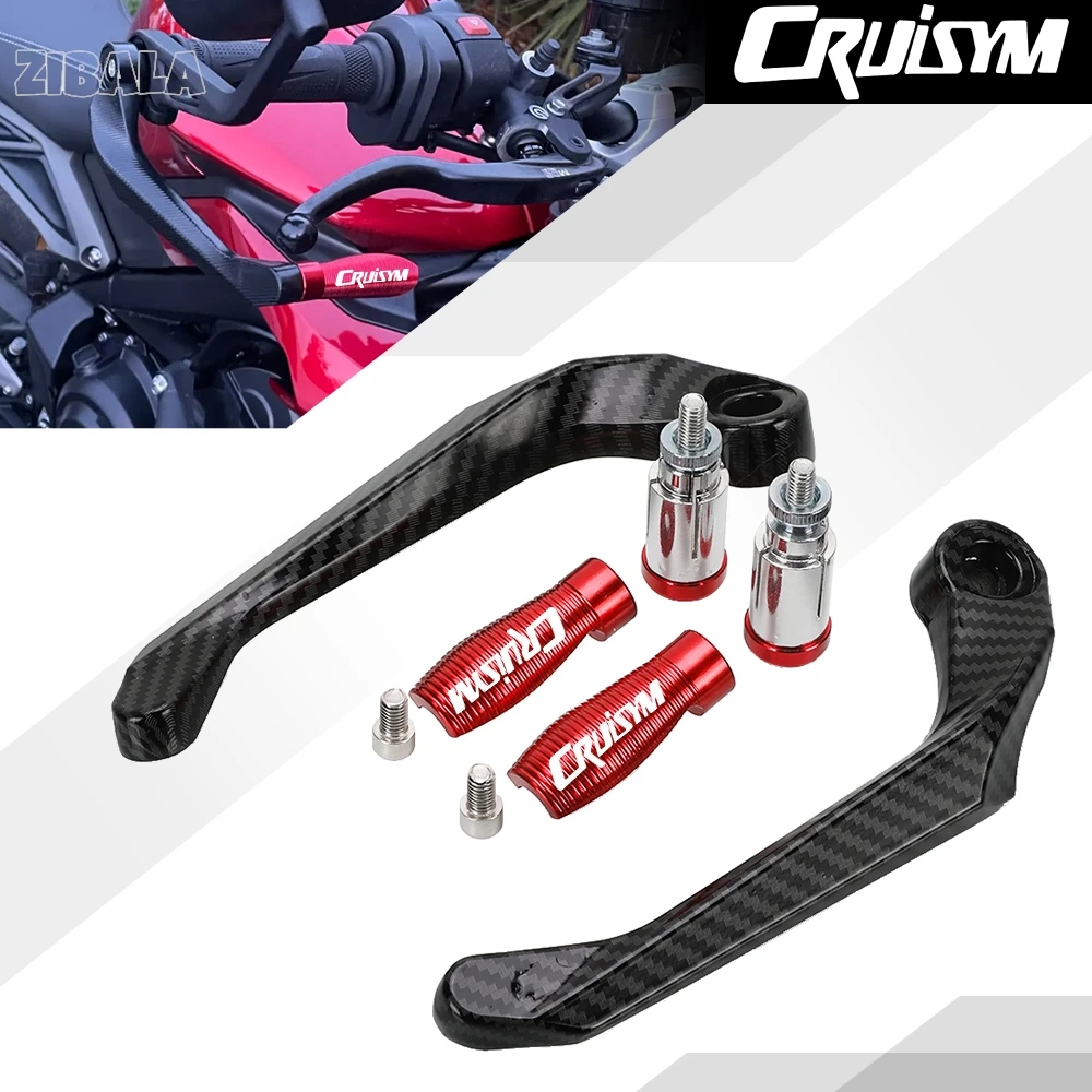 For SYM CRUISYM 300 CRUISYM400 Motorcycle Accessories CNC Aluminum Handlebar Brake Clutch Lever Hand Guard Handguard Protector