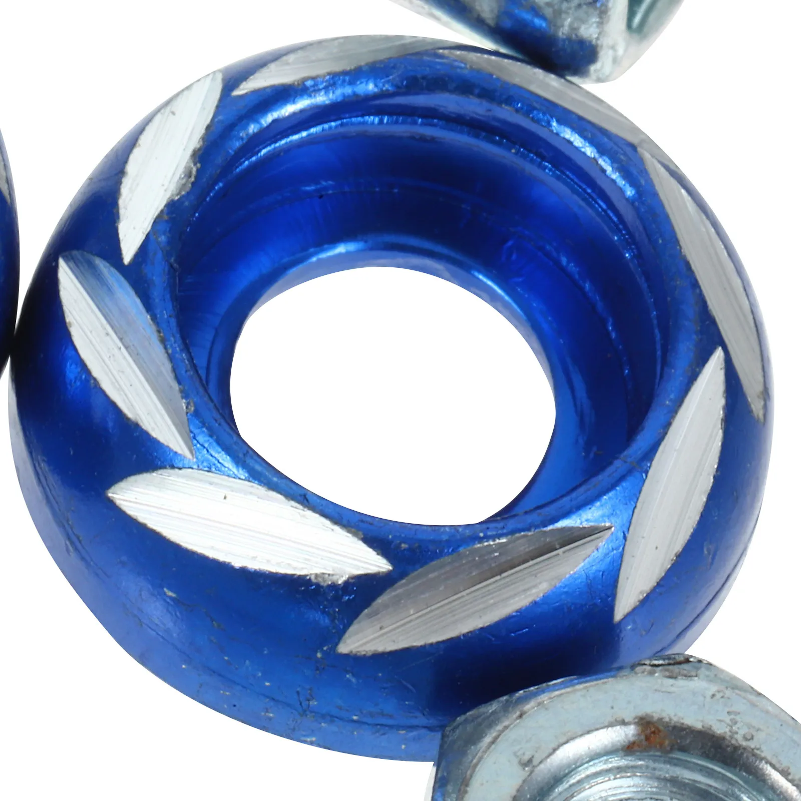 4Pcs Motorcycle License Plate Screw Caps Color Carved Decorative Motorbike License Frame Screw Caps for Replacement
