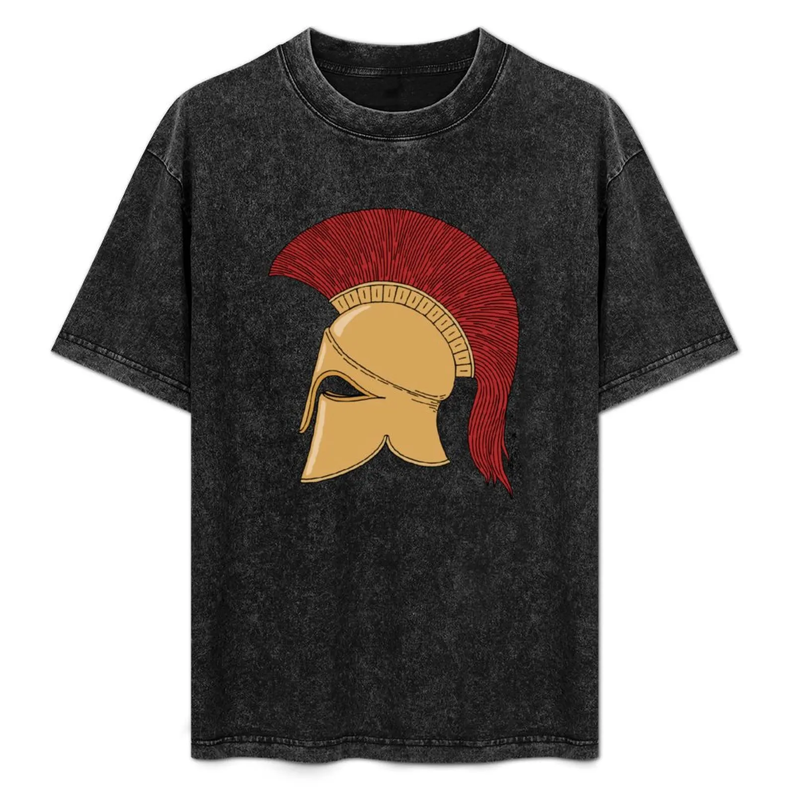 Corinthian Helmet T-Shirt Daily Wear Print T-Shirt