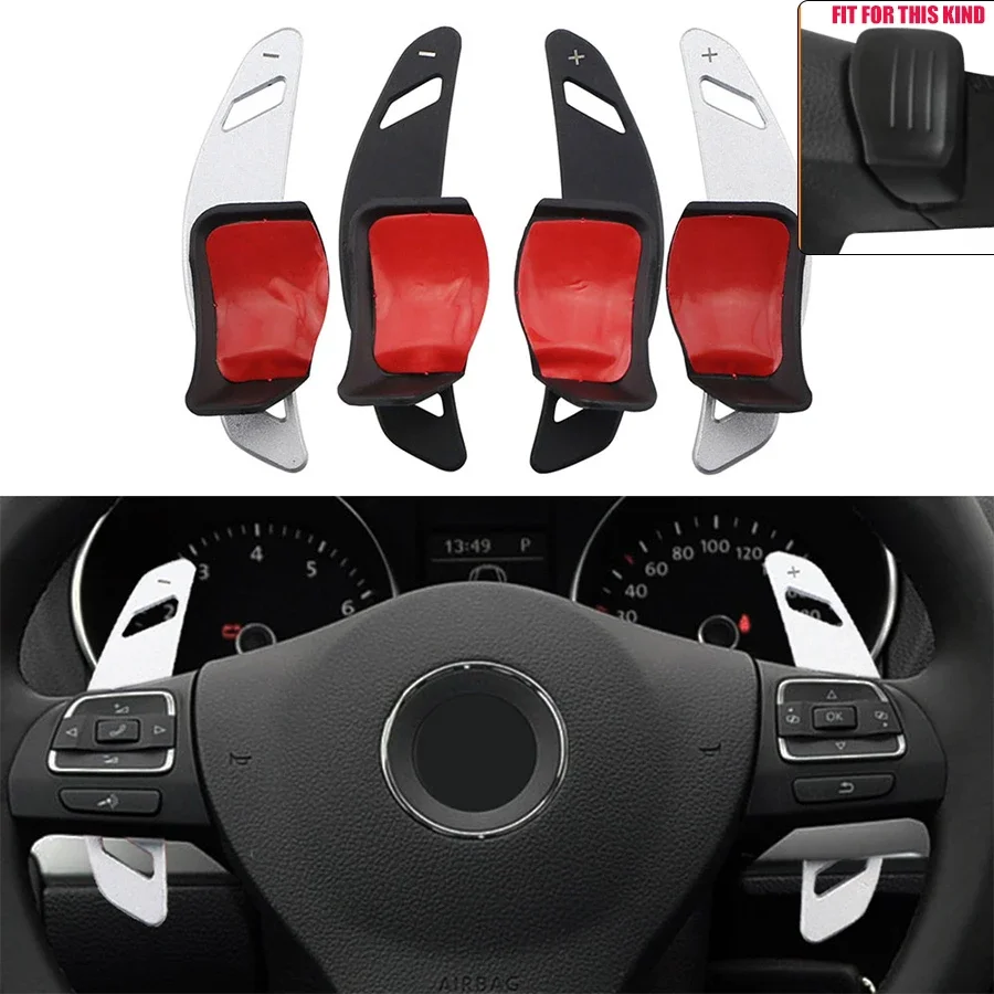 

DSG Steering Wheel Paddle Extension Shift Cover for VW Golf 5 6 MK6 GTI R Jetta MK5 Passat B6 B7 CC Polo Sharan Tiguan Seat Leon