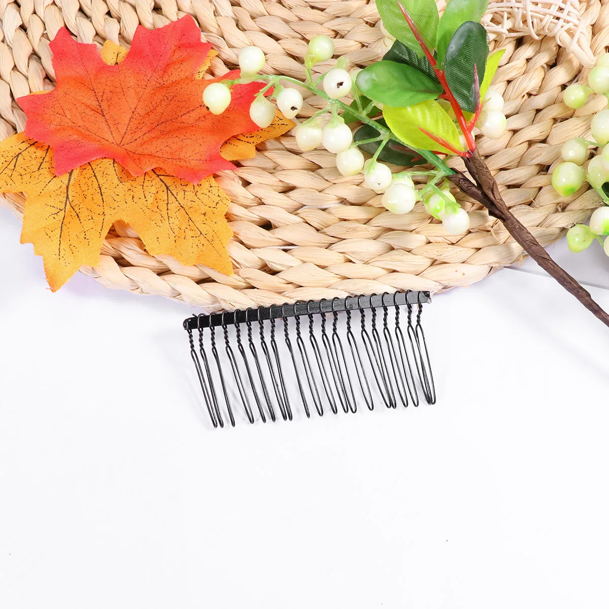 

5Pcs Premium Hair Comb Inserted Metal Combs for Women Summer Picnic Church Meeting Special Occasion Hairstyle