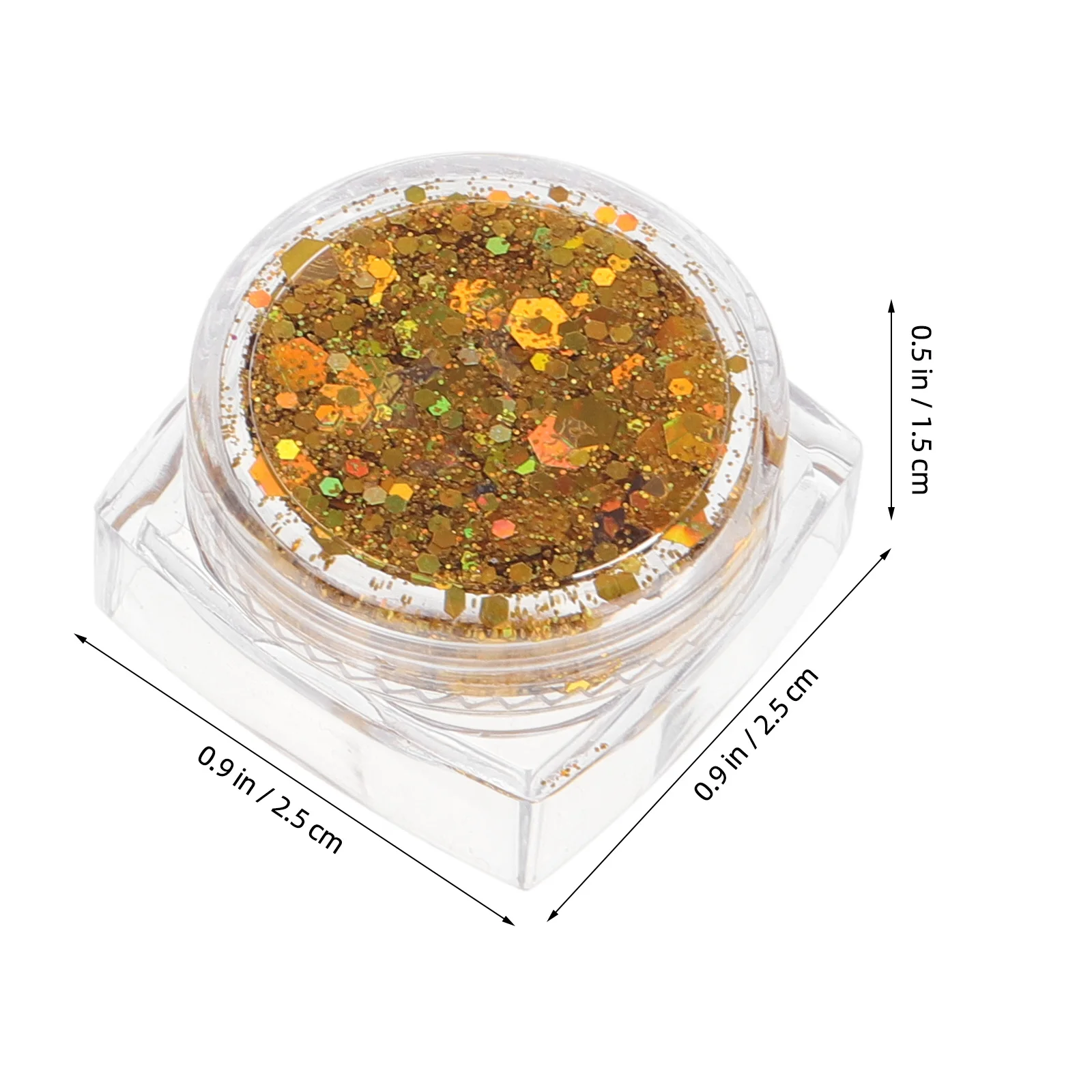 4 stuks gezichtsglittergel podiumvoorstelling concert make-up fijne holografische glitter festivalfeest sprankelende gezichtsverf