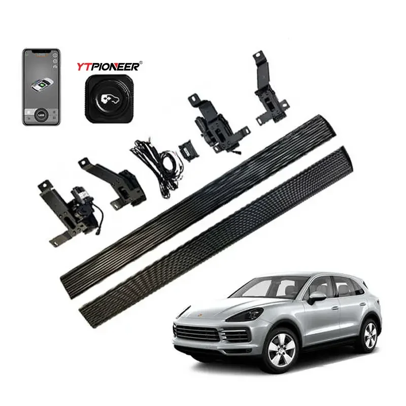

YTPIONEER Hight Quality Pedal Step BoardCayenne Power Running Boards Electric Side Step for Porsches Cayenne Fuel Hybrid Version