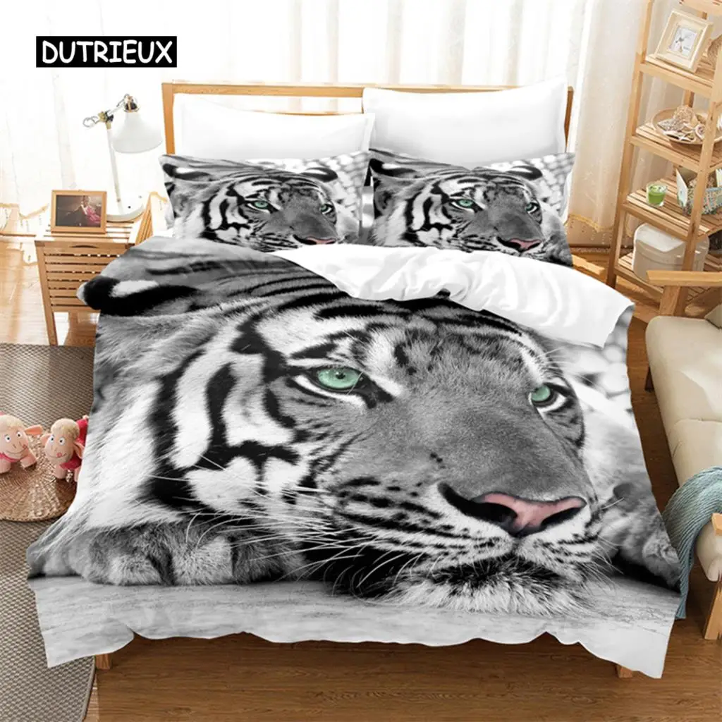 Ferocious Animals Bedding Set Duvet Cover Set 3d Bedding Digital Printing Bed Linen Queen Size Bedding Set Fashion Design