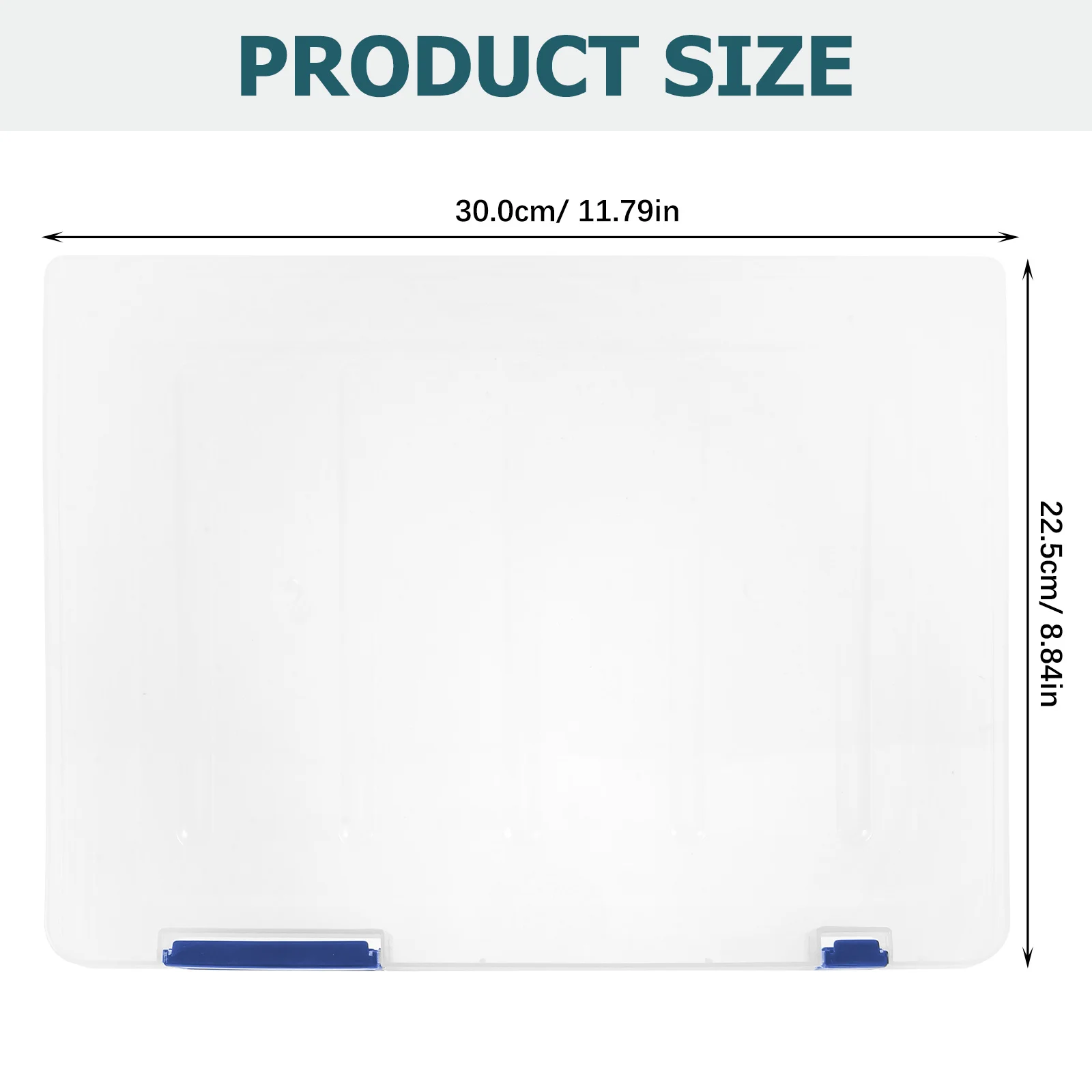 10PCS A4 Thick Plastic File Storage Box Office Document ganizer Transparent Scrapbook Paper Storage Portable Project Case