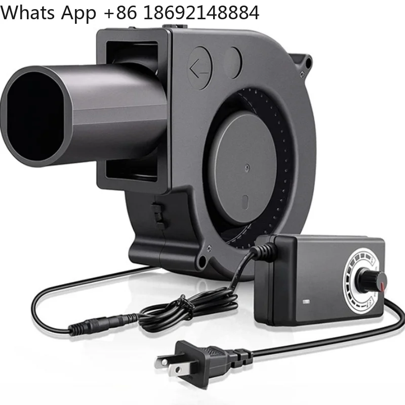 9733 turbine blower for bbq grills, wood stoves, and waste oil furnaces - adjustable speed fan