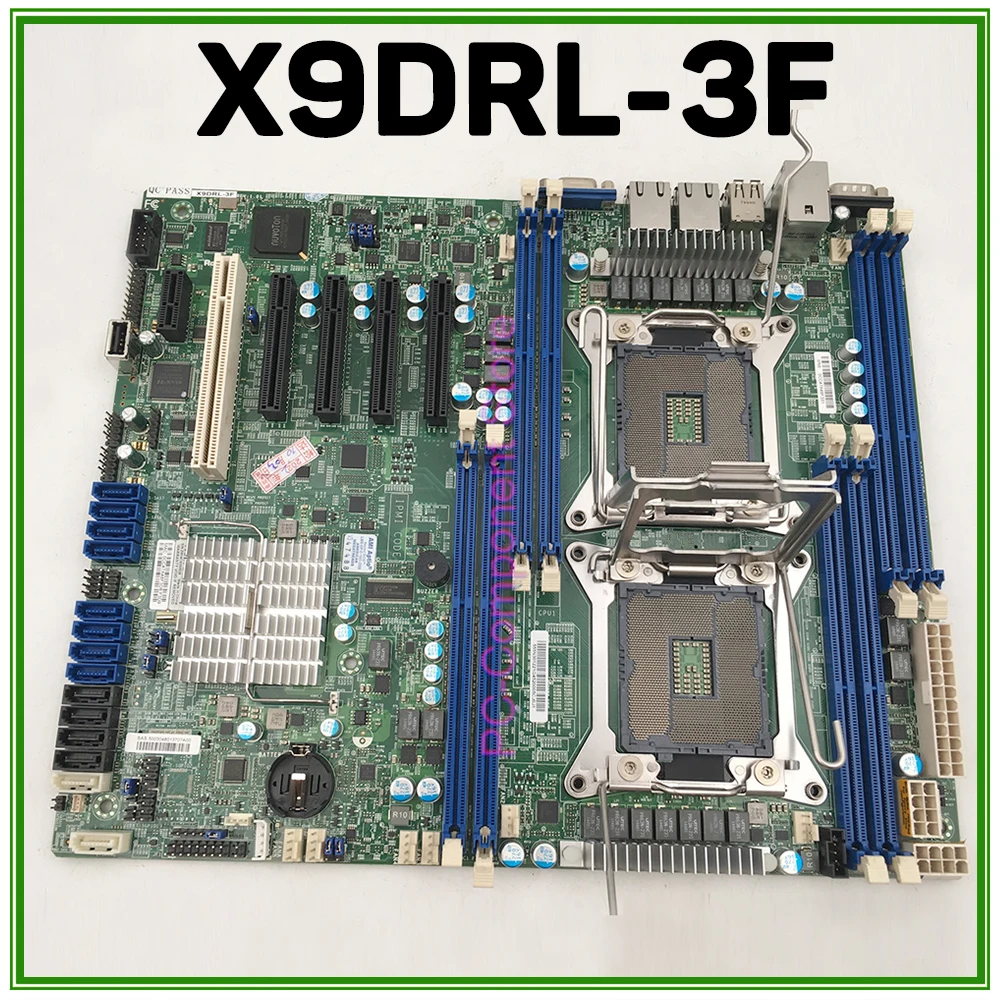 X9DRL-3F For SuperMicro Server Motherboard Support E5 2690 V2 CPU X79 DDR3