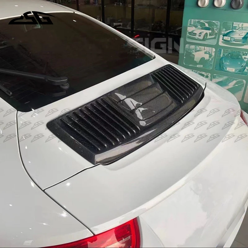 

Для Porsche 911 991.1 Turbo S, задняя крышка багажника из углеродного волокна, спойлер с утиным хвостом, сплиттер, автомобильная задняя решетка радиатора, комплект кузова