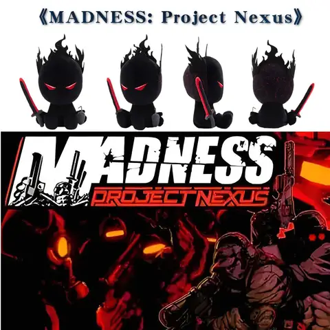 Hot Game MADNESS: Project Nexus Character Pra Plush Toys Soft Stuffed Plushies Doll Fans Room Decoration Birthday Gifts
