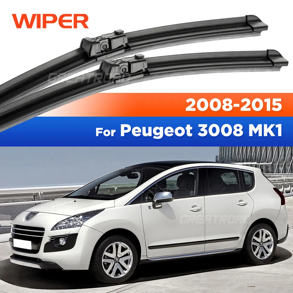 

Передние щетки стеклоочистителя с левым рулем для Peugeot 3008 MK1 2008-2015 2009 2010 2011 2012 2013 2014, щетка для лобового стекла 30 "+ 28"