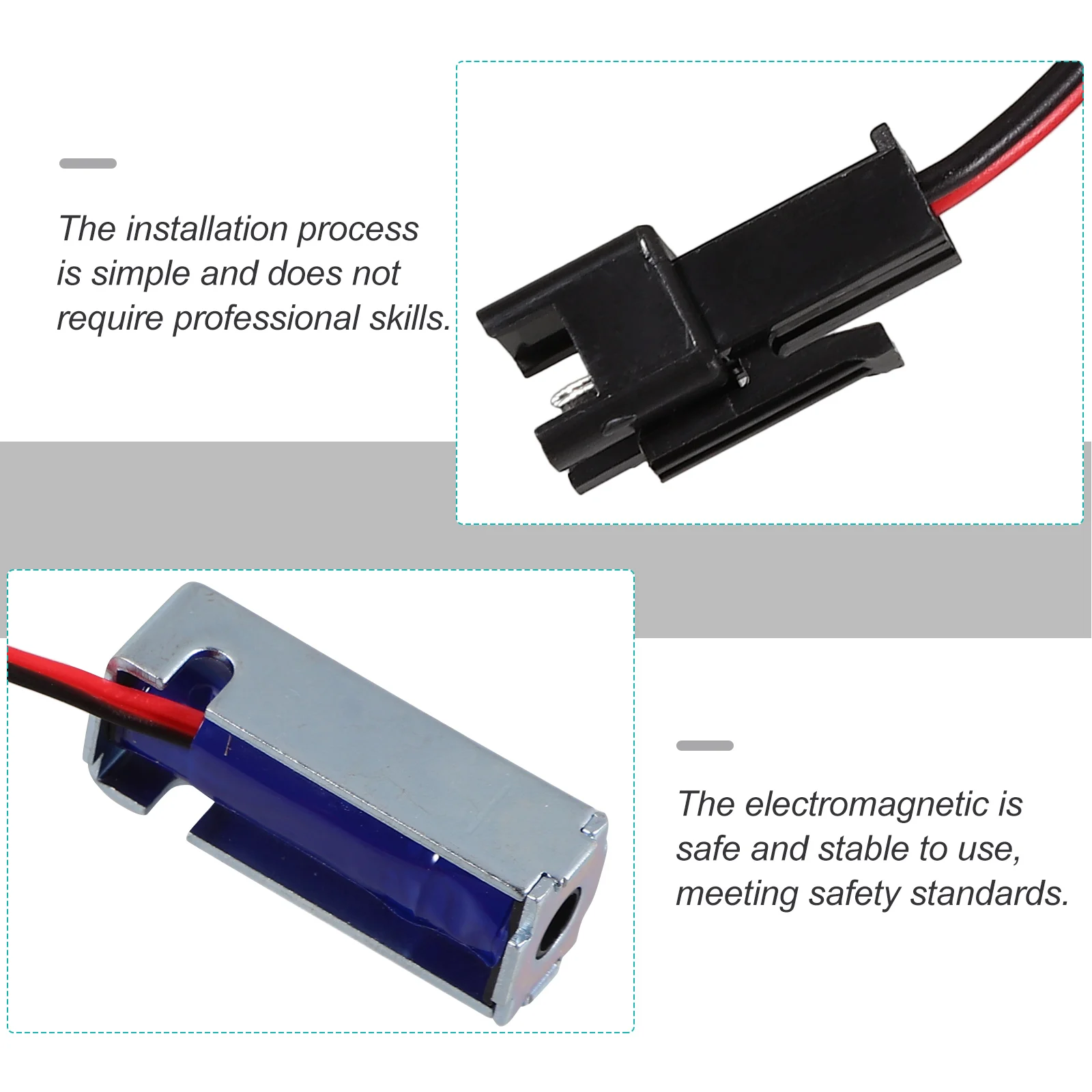 

High-Efficiency 12V Mini Push Pull Solenoid Electromagnet Open Frame Linear Solenoid For Vending Machines Mailboxes