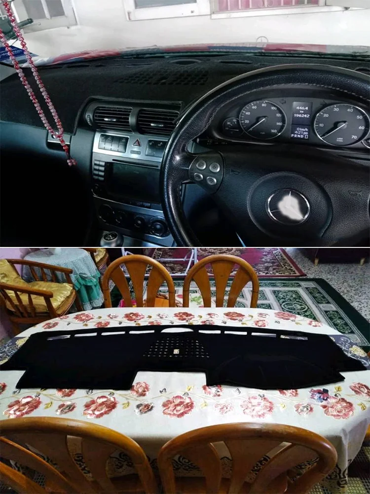 

For 2000-2007 Benz C-Class C320 C240 C230 C270 W203 Dashmat Dashboard Cover Instrument Panel Insulation Sunscreen Protective Pad