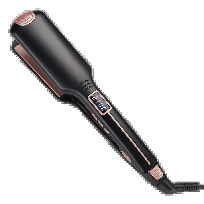 

2 in 1 Professional Hair Straightener Iron Hair Curler Negative Ion PTC Ceramic Heater LED Display 14 Fast Heating Levels