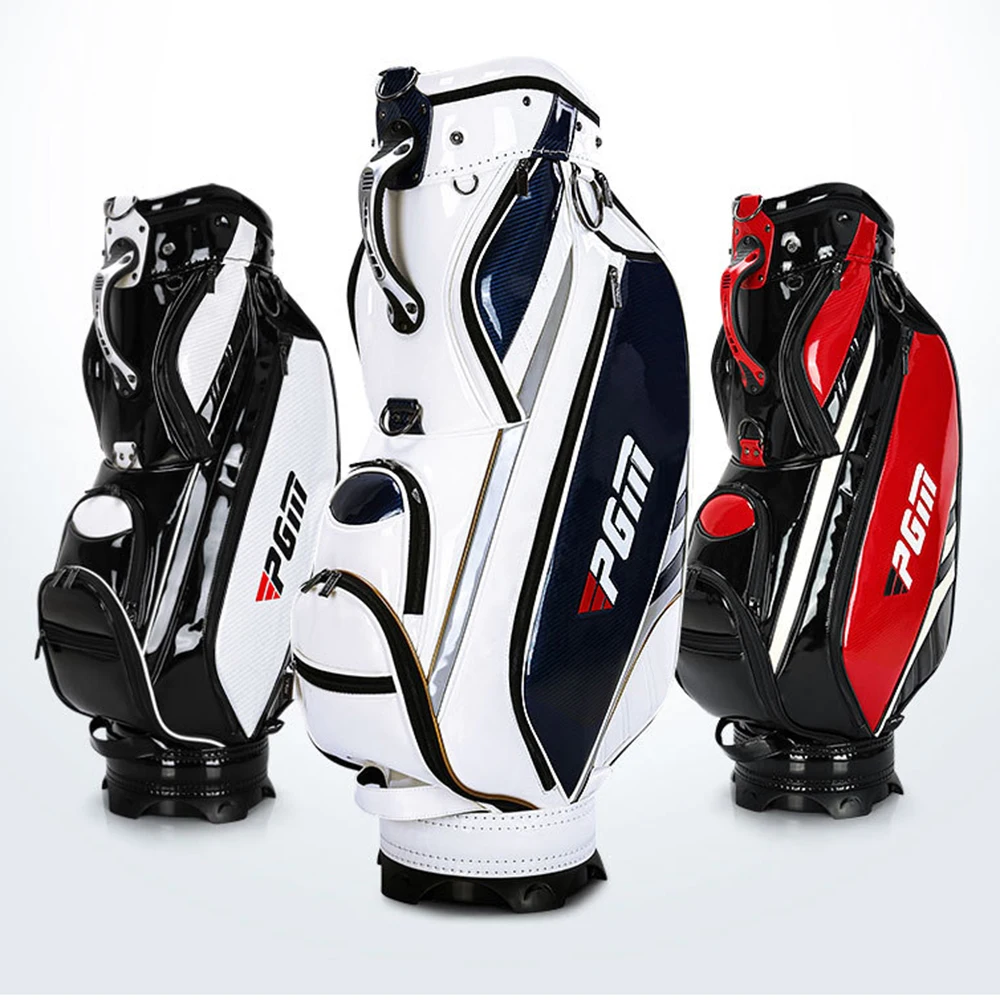 PGM Golf Bag PU Fabric is Waterproof Scratch-Resistant With Large Capacity it Can Hold 13-14 Clubs