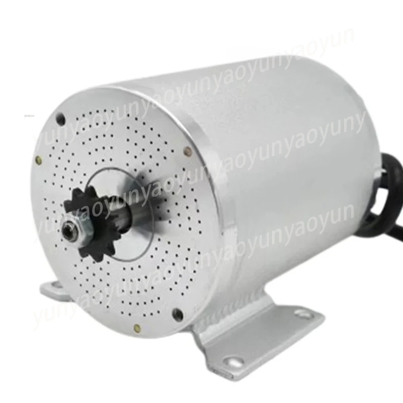 MY1020 500W 800W 1000W 1200W 1500W 1600W 2000W 3000W Brushless DC Motor 36V 48V 60V 72V For Scooter Go-karts ATV Motorcycle Bike