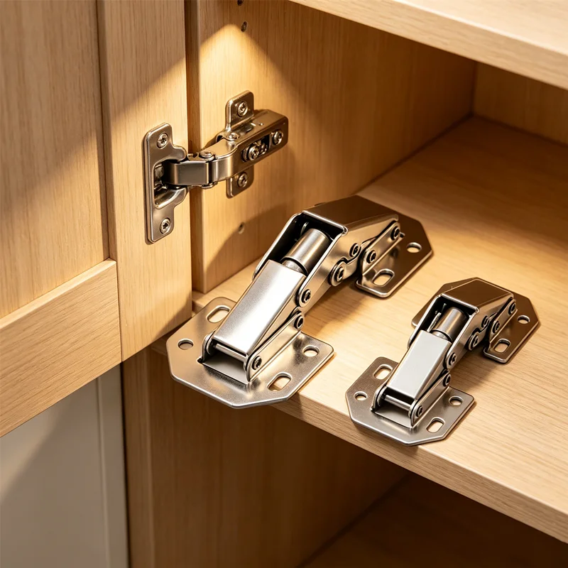 Furniture And Hardware Supplies - Verdeckte Scharniere aus Edelstahl, 2 Stück,