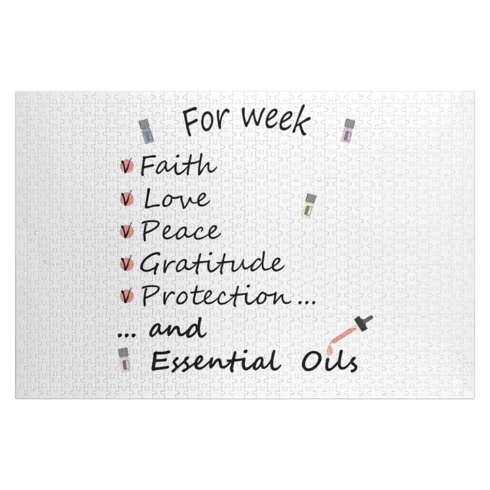 Essential oils for week Jigsaw Puzzle Customized Photo Photo Custom Personalized Baby Toy Wooden Adults Puzzle