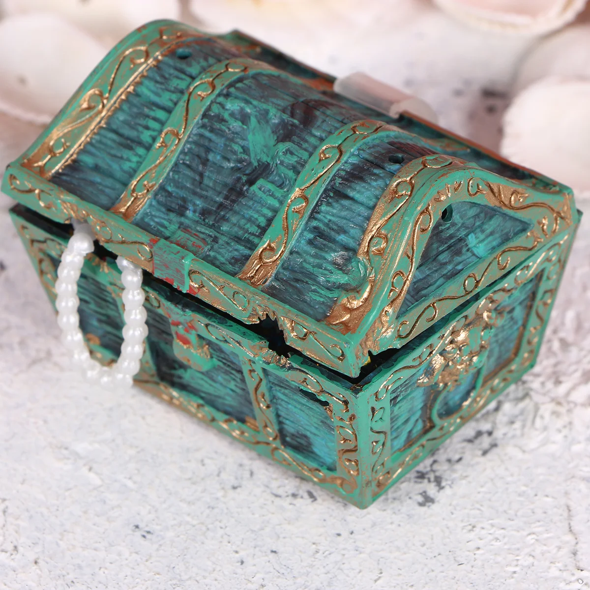 

Fish Tank Treasure Box Creative Resin Random Color Aquarium Decoration Aquarium Ornament Artificial Fish Tank Decor