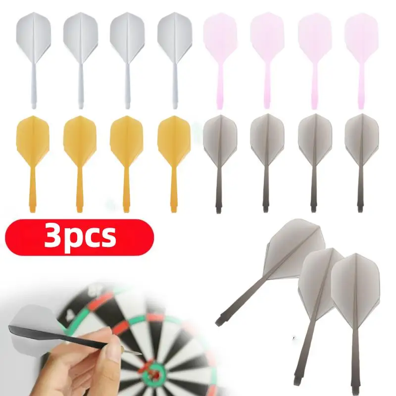

3Pcs Integrated Dart Flights and Shafts Anti-fall Professional Darts Plastic Integrated Dart Shaft and Flights Dart Accessory