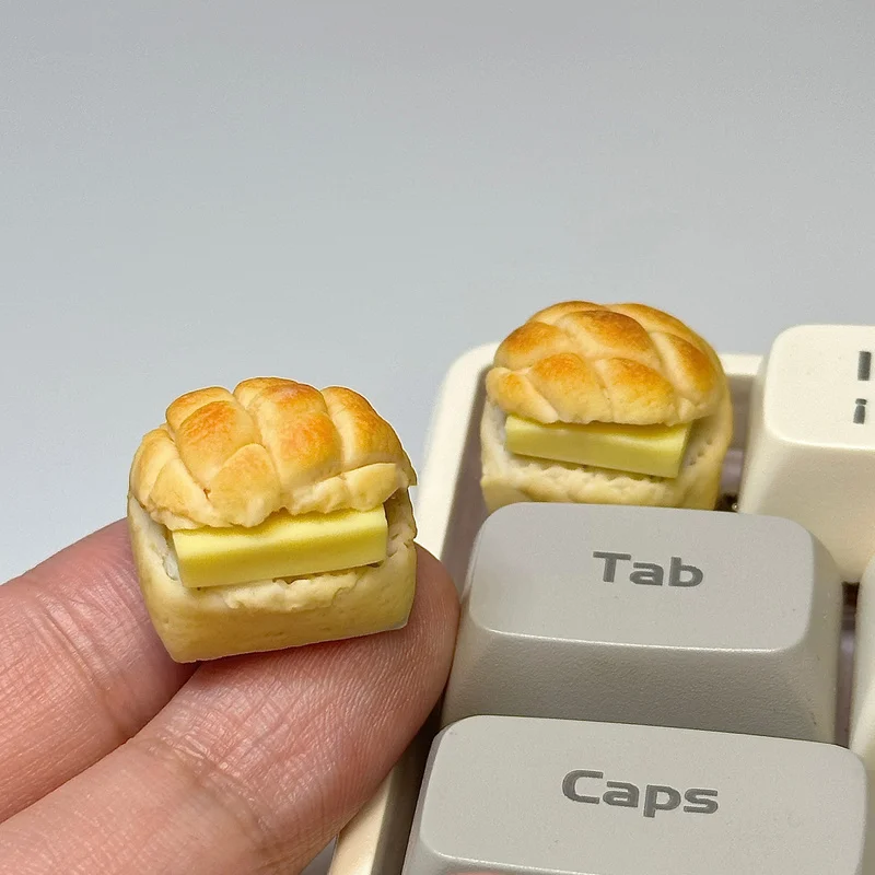 Capuchons de touches créatifs 3D en forme d'ananas, clavier mécanique universel, thème alimentaire, accessoires pour clavier de jeu sur ordinateur
