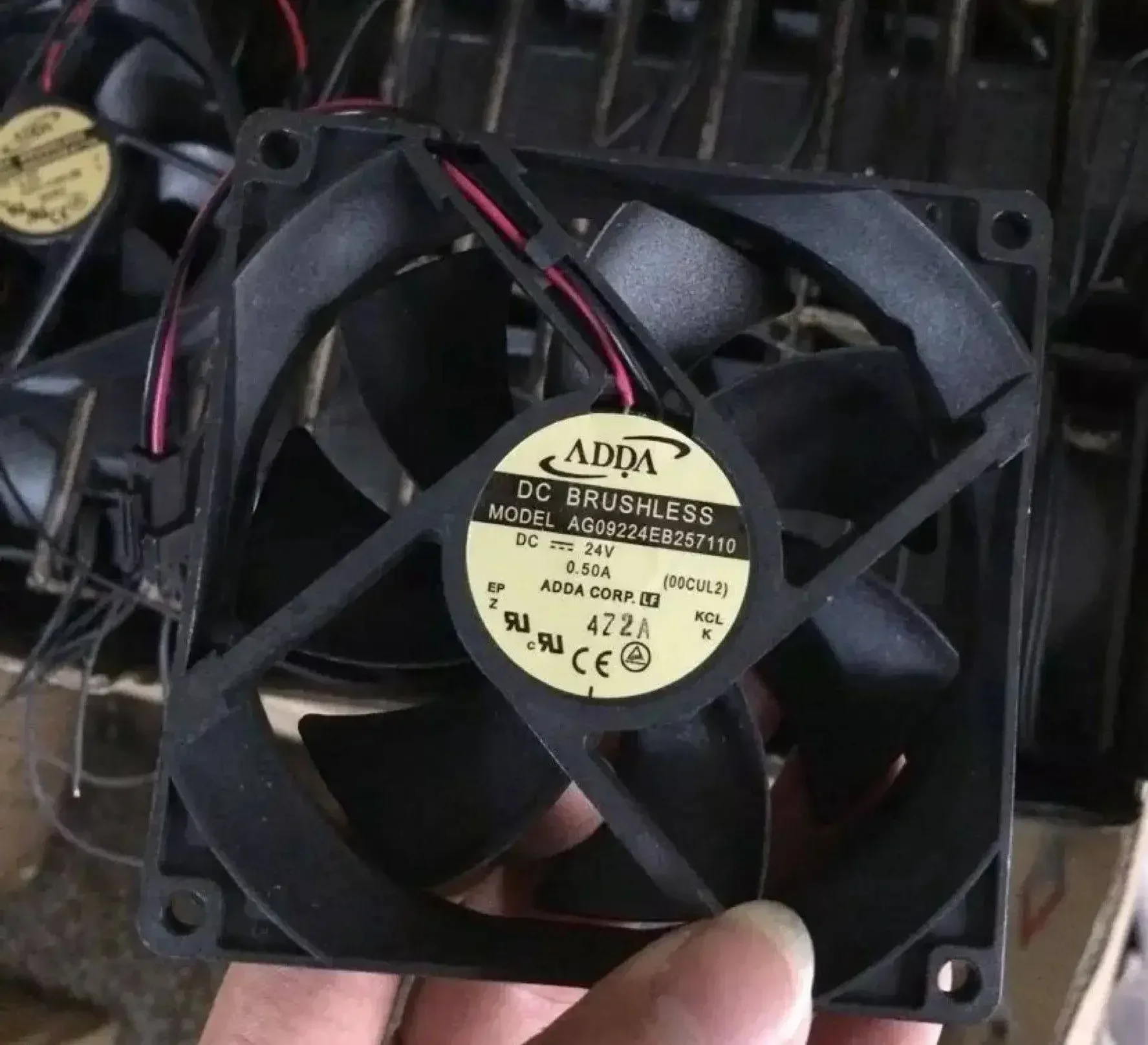 ADDA AG09224EB257110 DC 24V 0.50A 90x90x25mm 2-Wire Server Cooling Fan