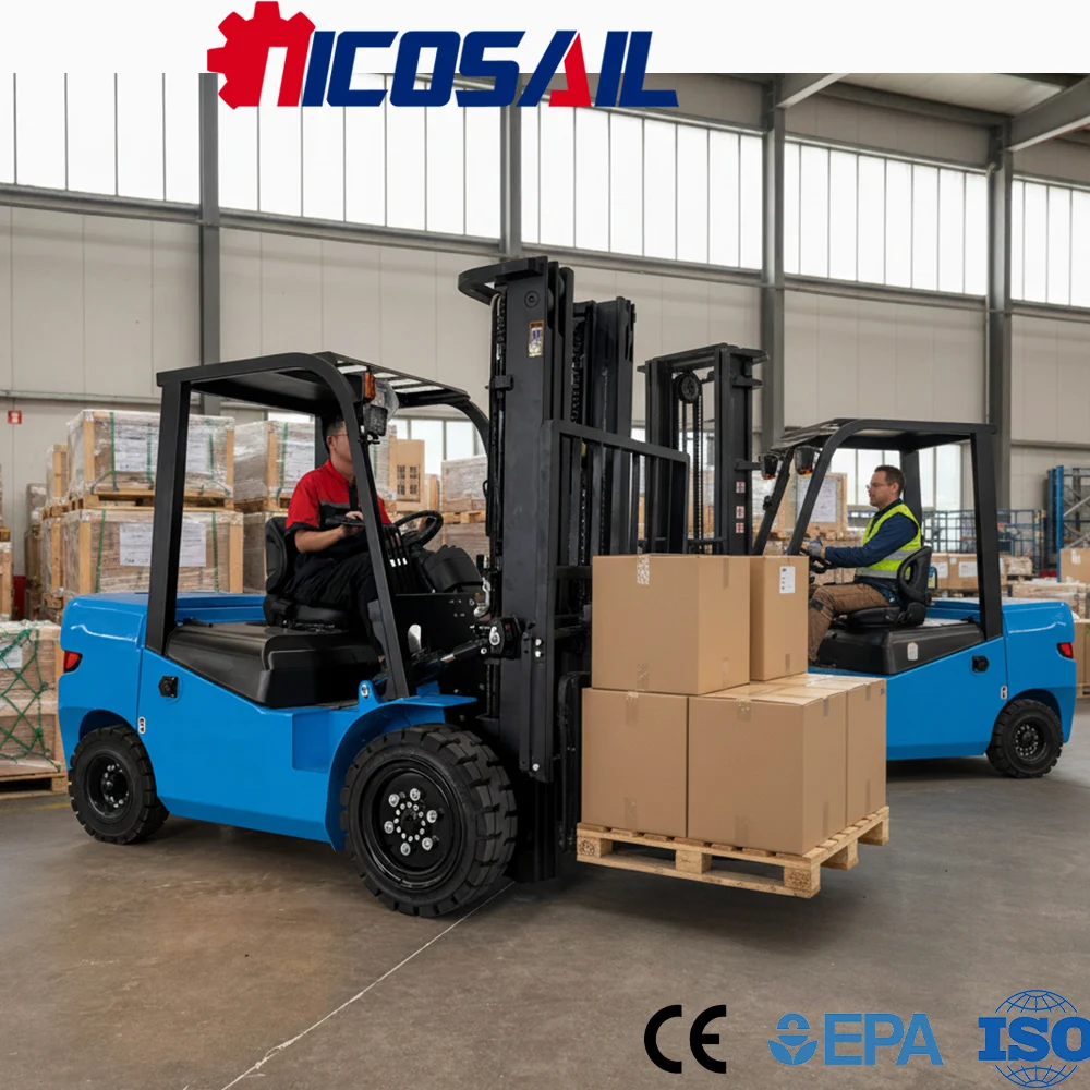 Mini Forklift Custom Euro 5 Compliant CE Certified Electric Forklift for Warehouse and Logistics Work